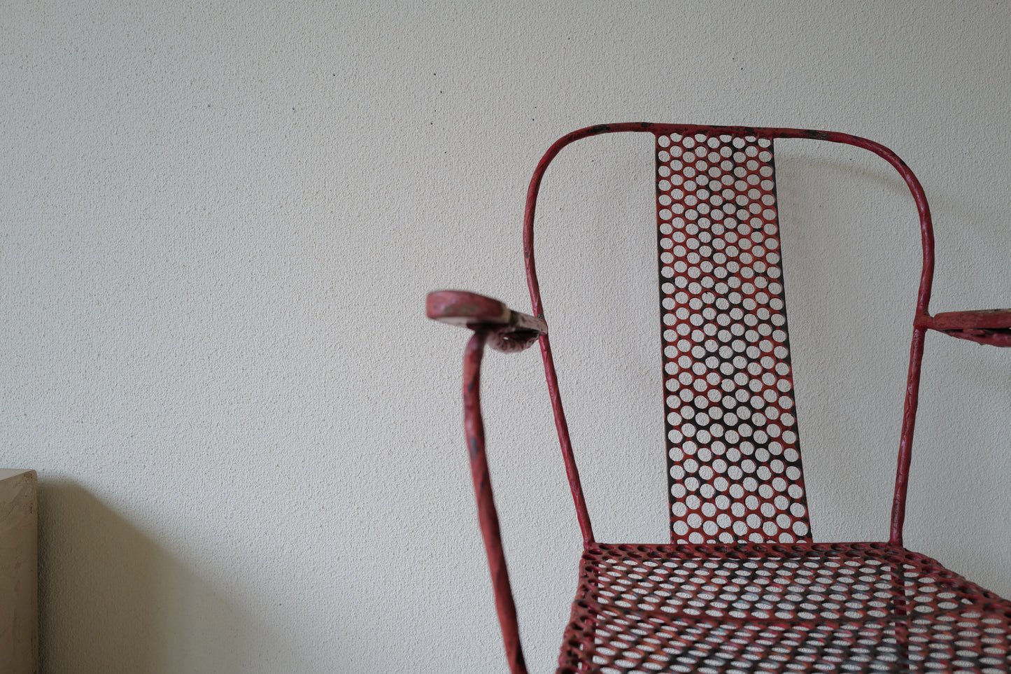 1950s Iron Chair in French.  Rene Malaval Style