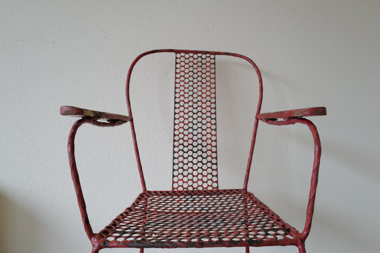 1950s Iron Chair in French.  Rene Malaval Style