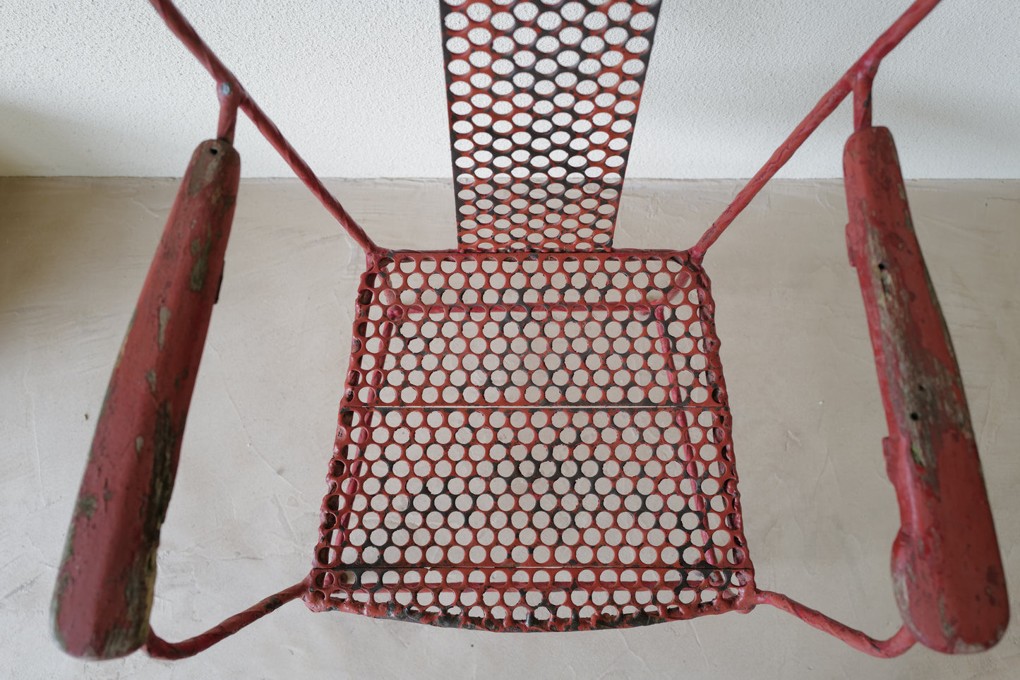 1950s Iron Chair in French.  Rene Malaval Style