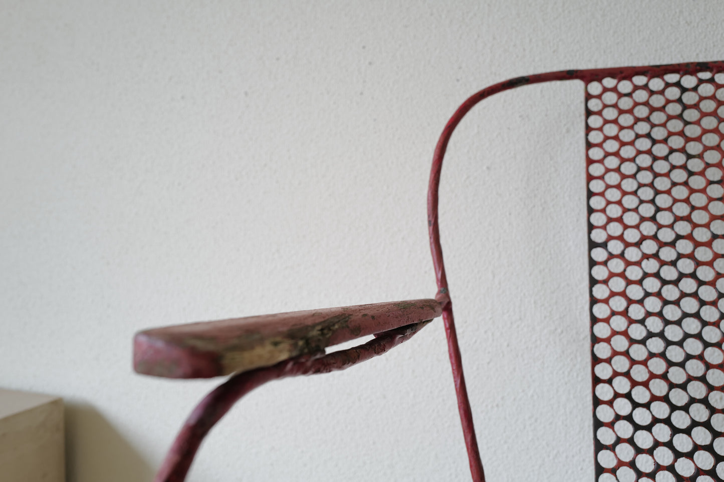 1950s Iron Chair in French.  Rene Malaval Style