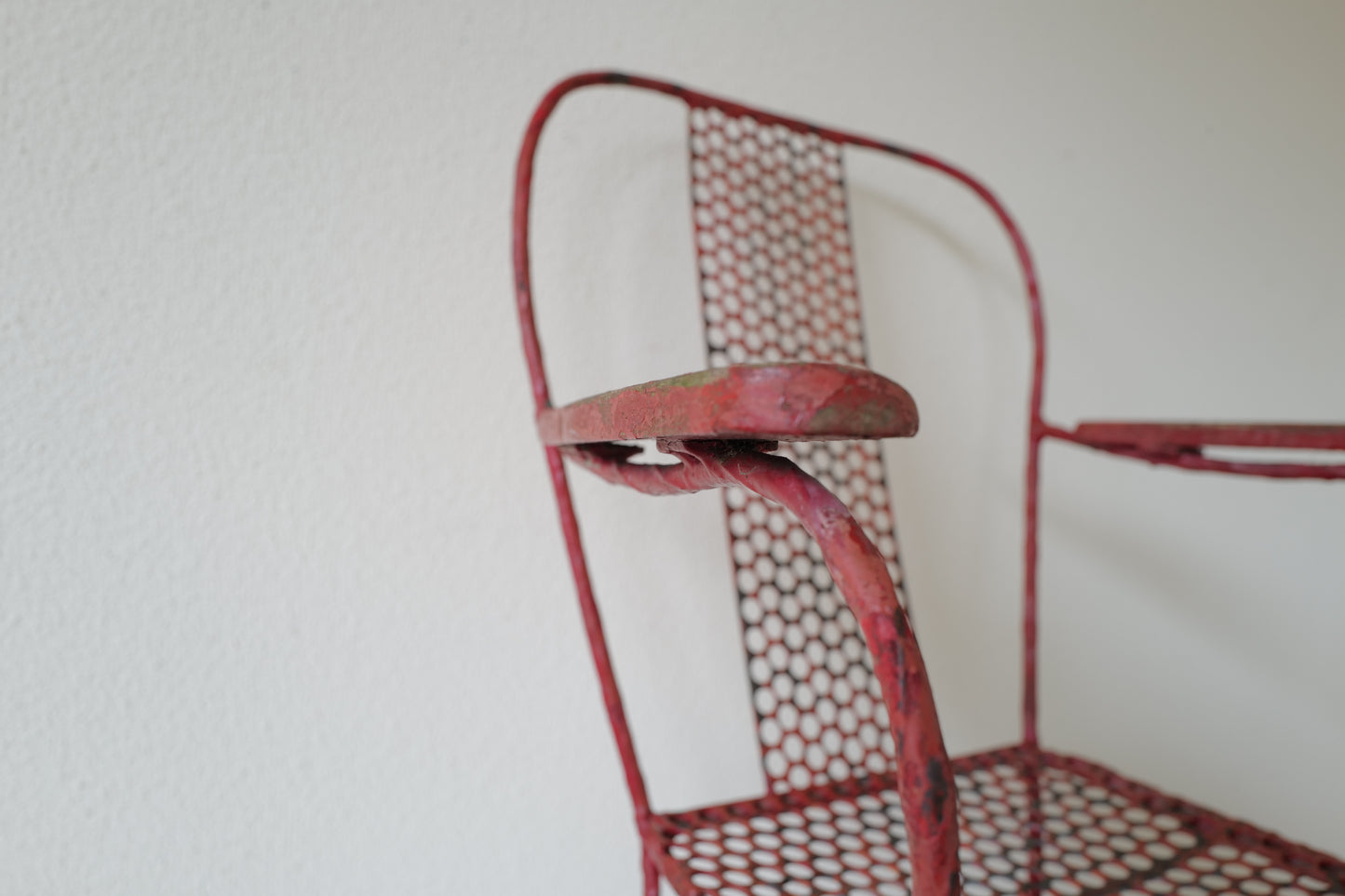 1950s Iron Chair in French.  Rene Malaval Style