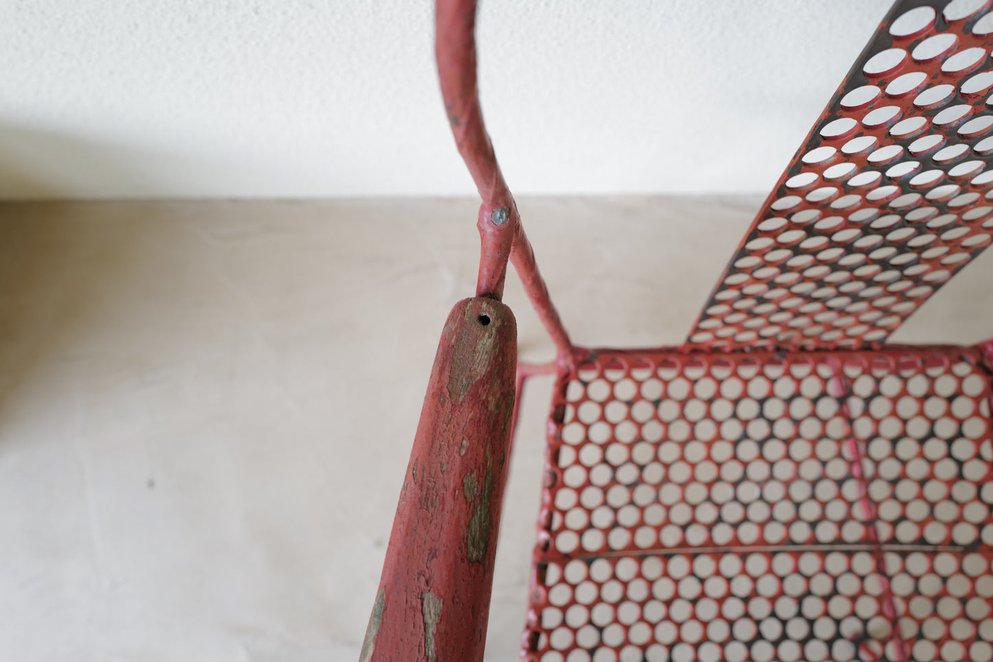 1950s Iron Chair in French.  Rene Malaval Style