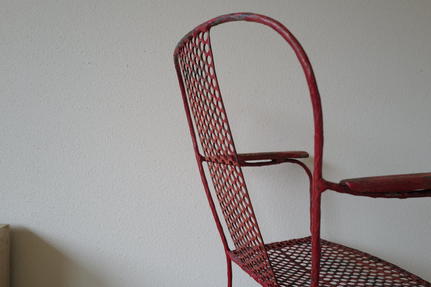 1950s Iron Chair in French.  Rene Malaval Style