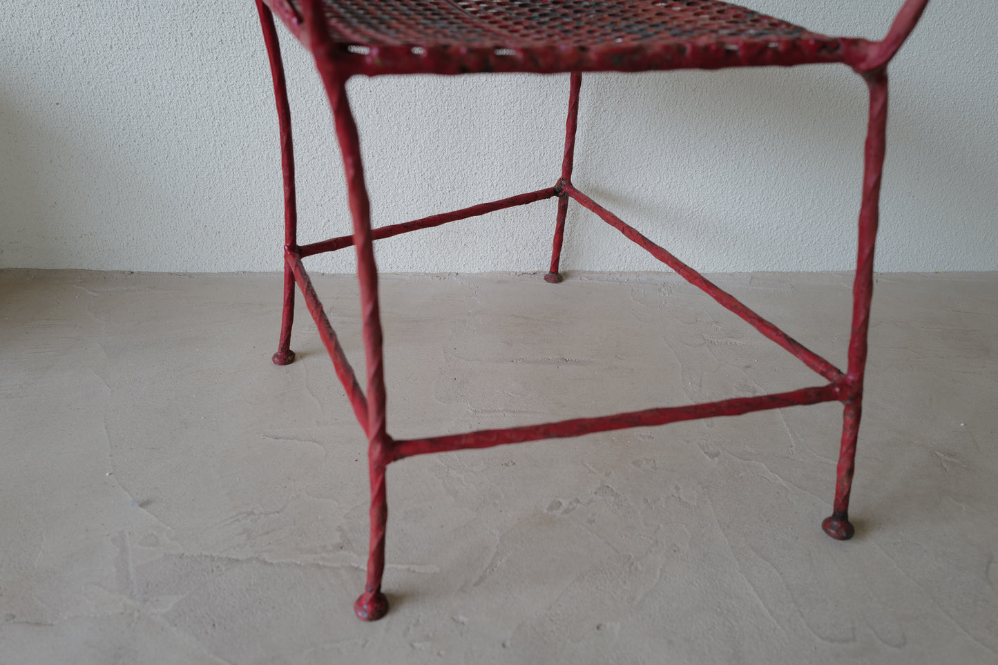 1950s Iron Chair in French.  Rene Malaval Style