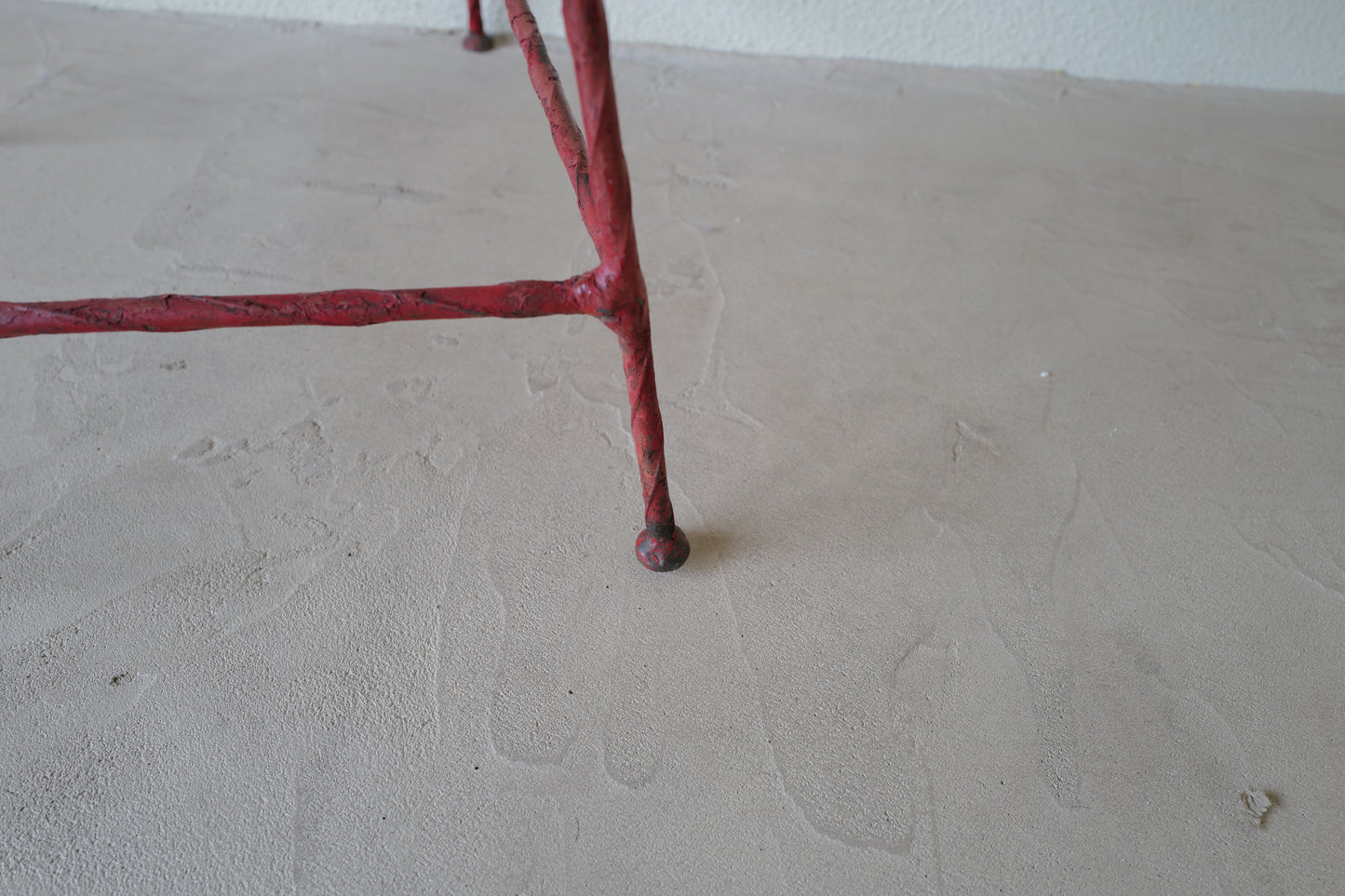 1950s Iron Chair in French.  Rene Malaval Style