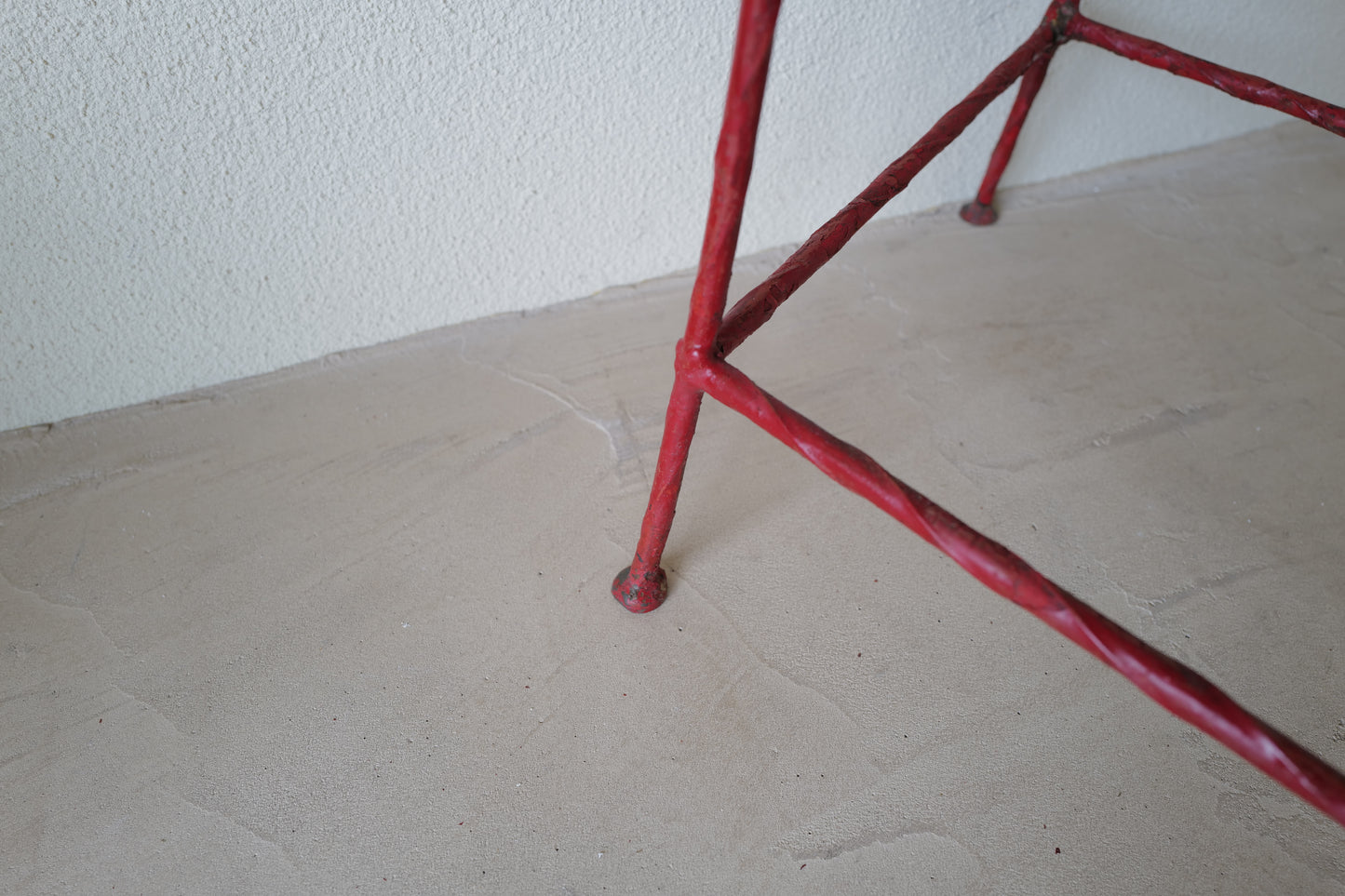 1950s Iron Chair in French.  Rene Malaval Style