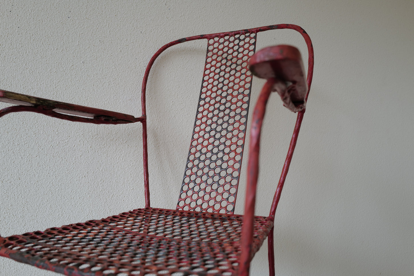 1950s Iron Chair in French.  Rene Malaval Style