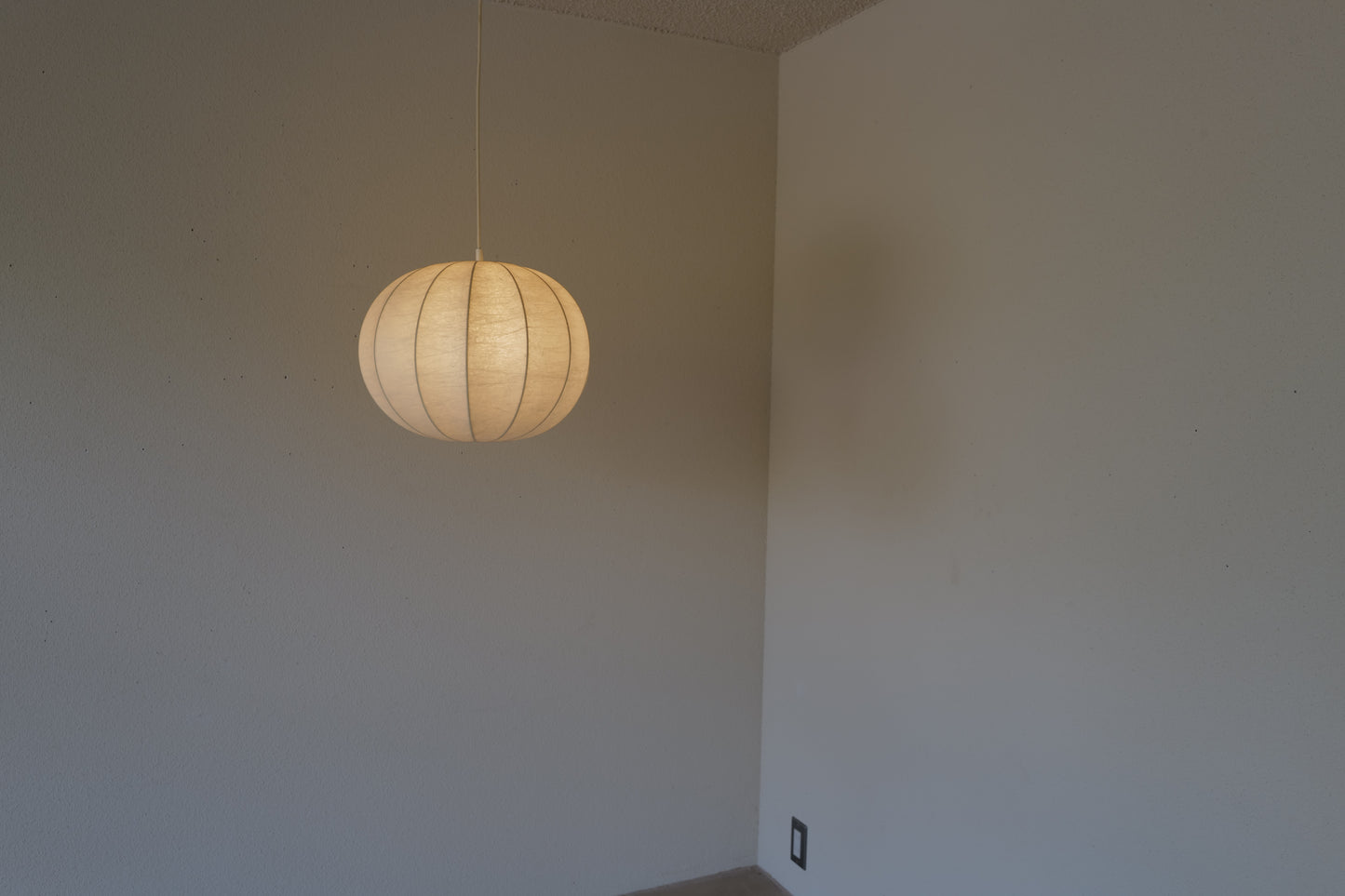 1960s cocoon pendant lamp. by goldkant