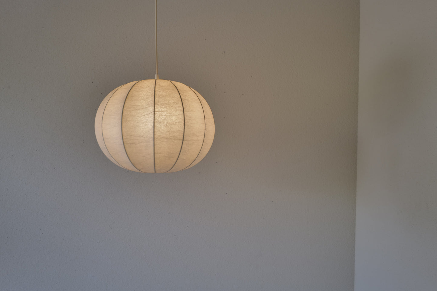 1960s cocoon pendant lamp. by goldkant