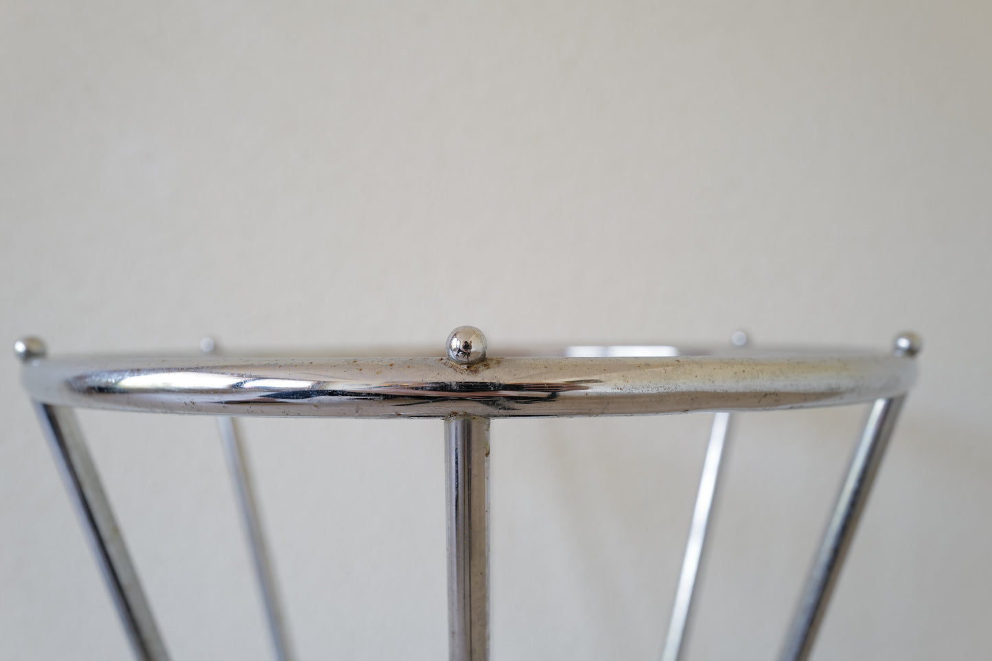1930s Art Déco Chrome Umbrella Stand