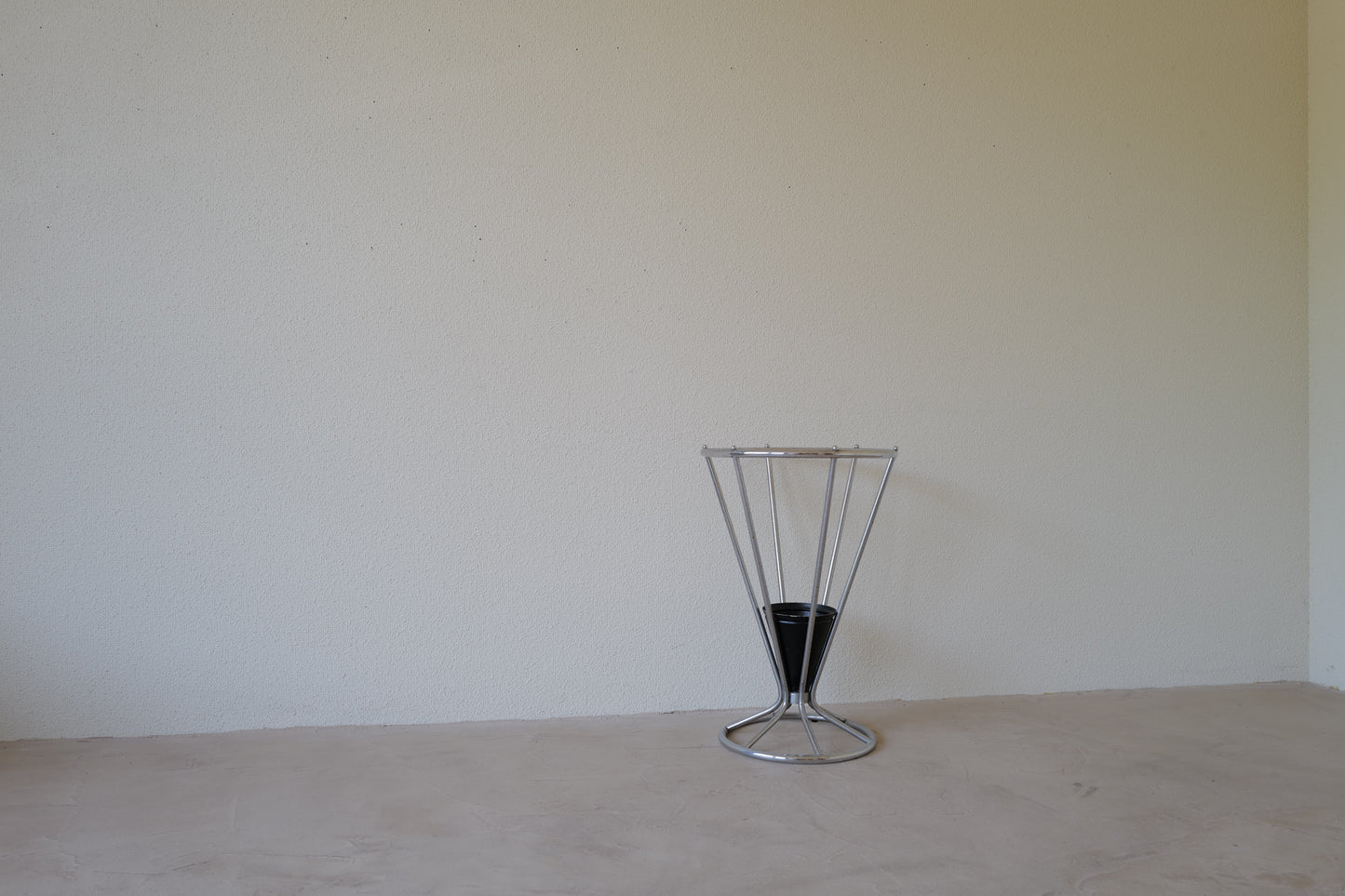 1930s Art Déco Chrome Umbrella Stand