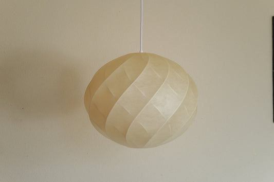 1960s cocoon pendant lamp by Goldkant