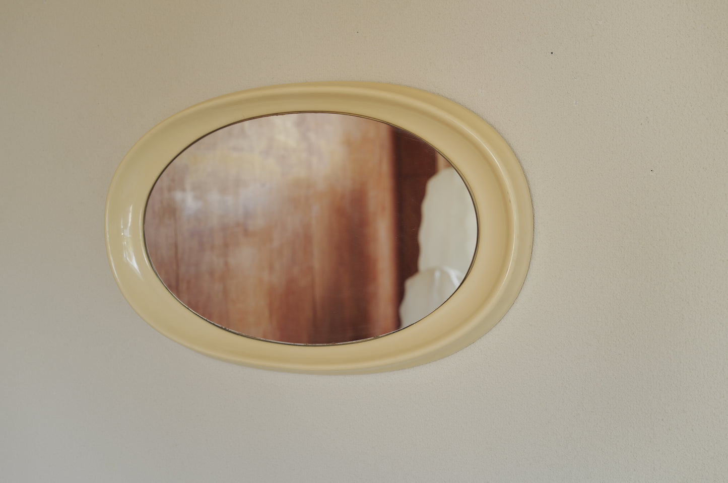 1970s Space Age Oval Mirror by Pejal