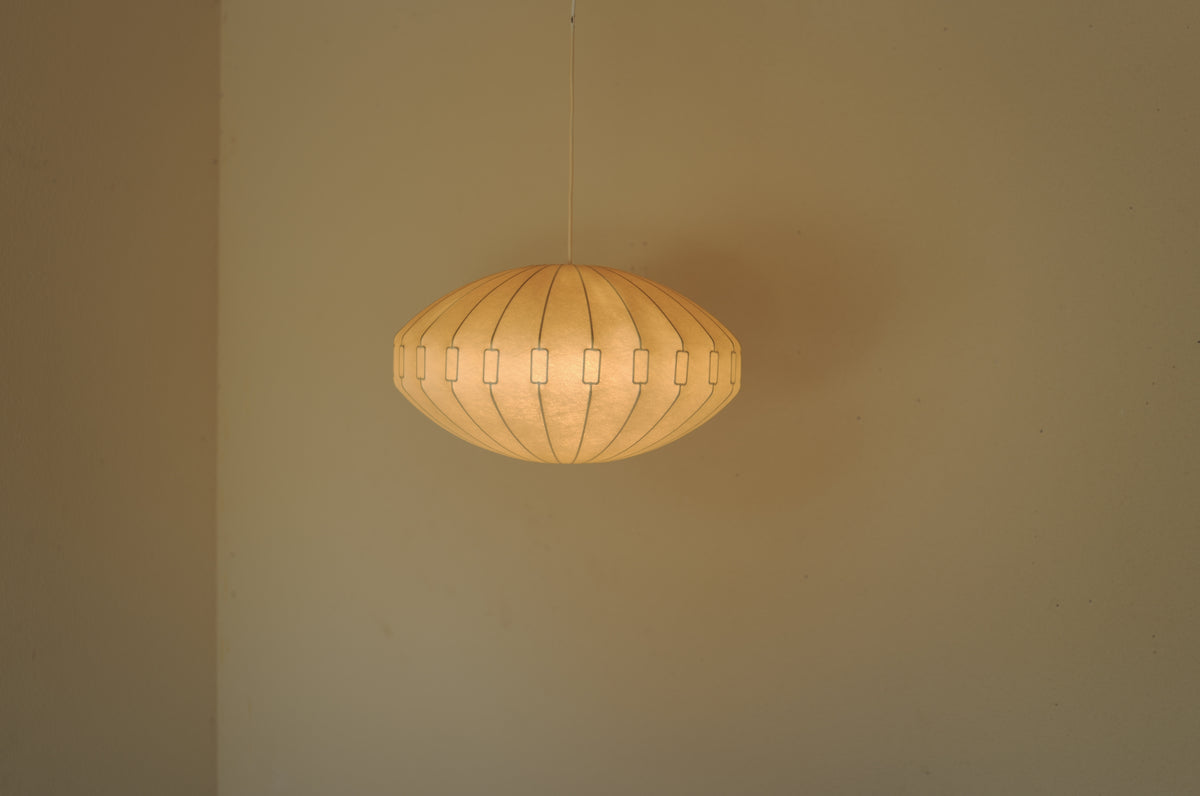 1960s Cocoon Pendant Lamp by Friedel Wauer for Goldkant