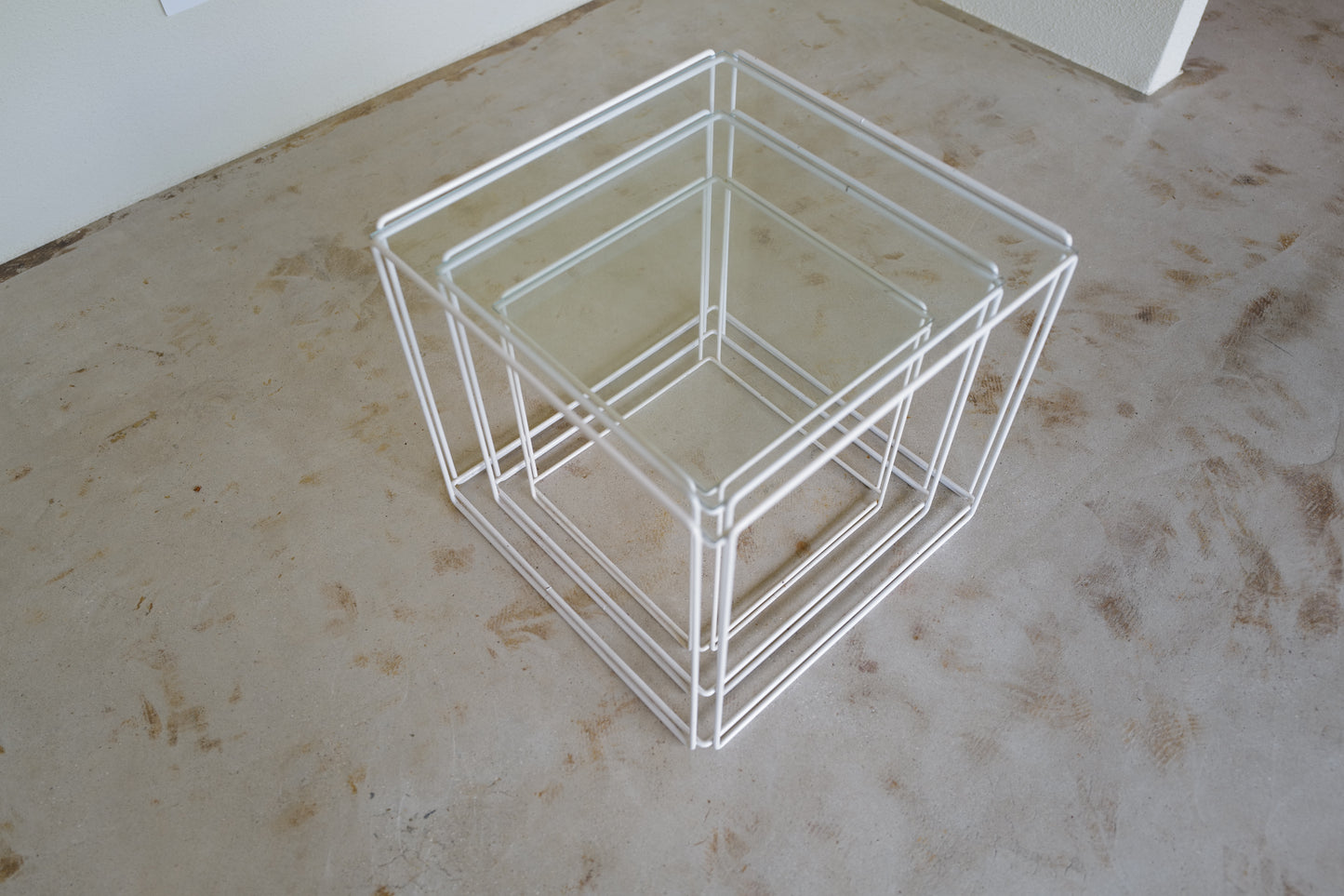 1970s nesting table by Max Sauze