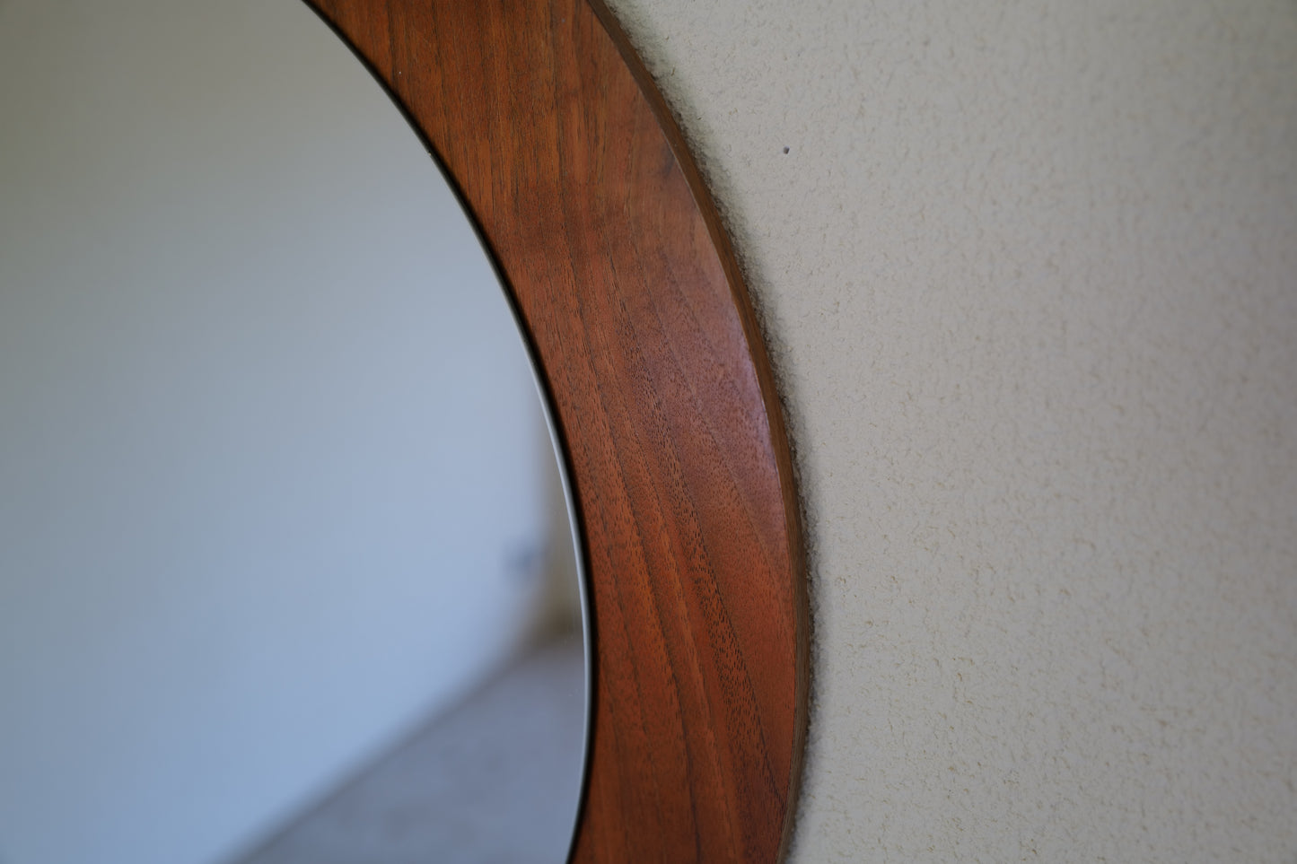 Midcentury Wood Mirror
