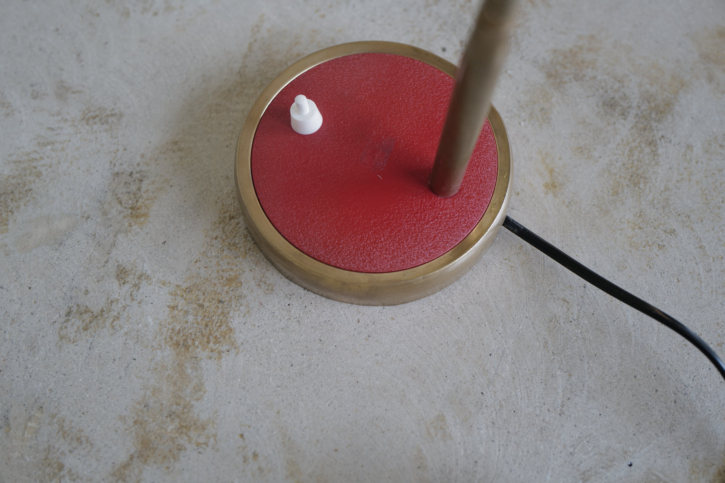 Red table lamp  France 1960s