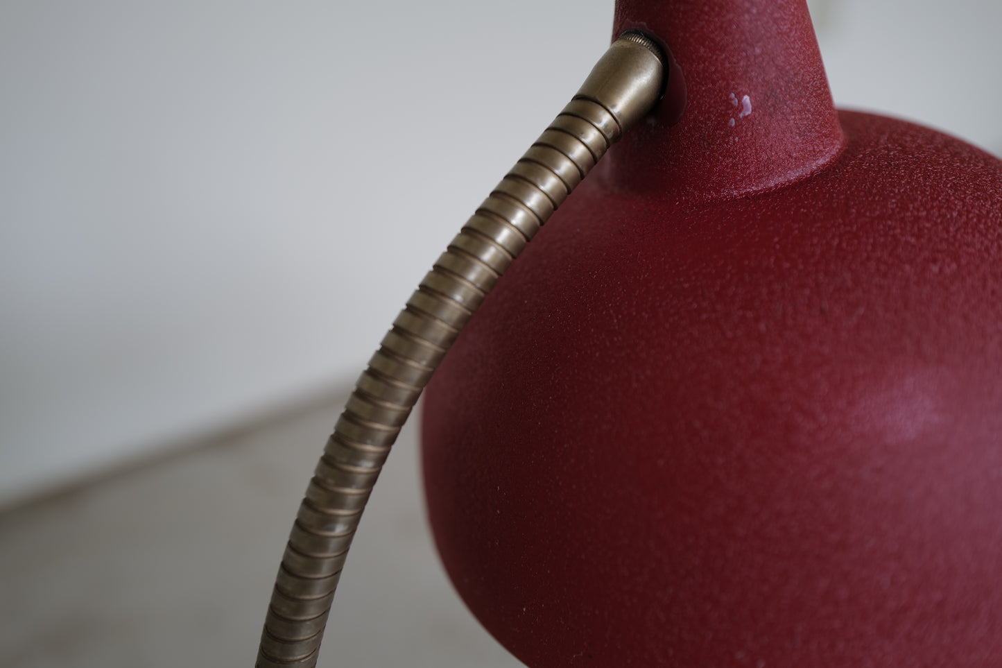 Red table lamp  France 1960s