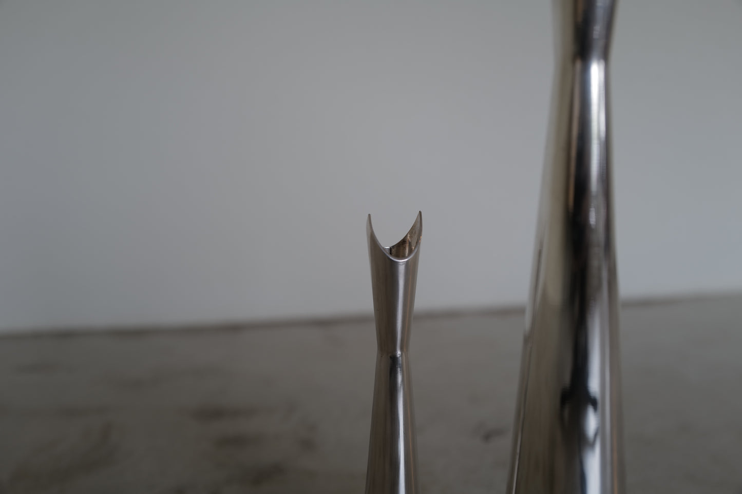 "Cardinali" Lino Sabattini by Christofle Design Midcentury 1950s Silver Vases