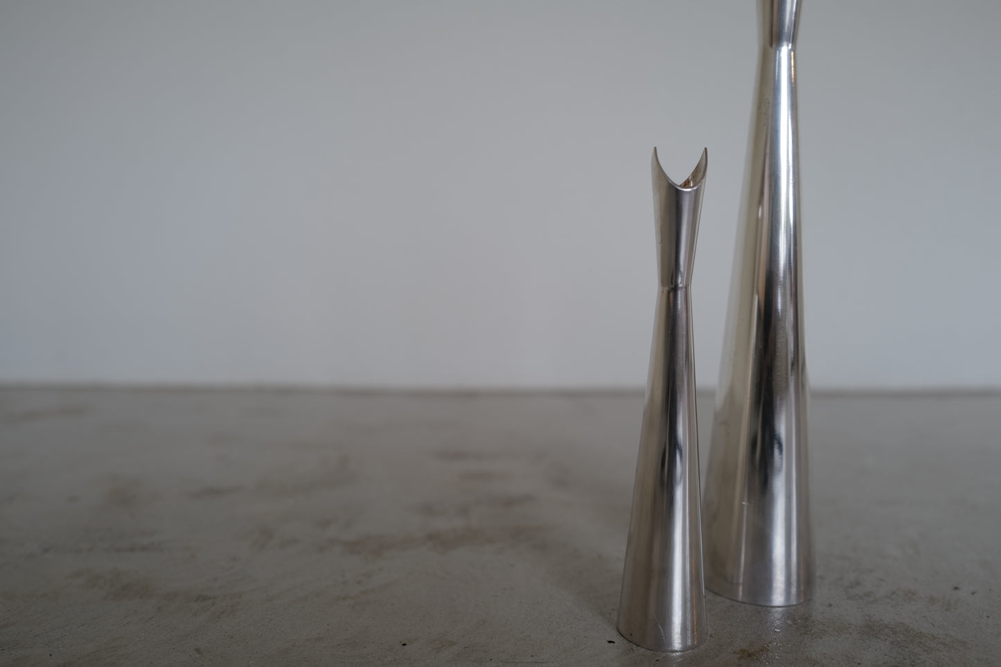 "Cardinali" Lino Sabattini by Christofle Design Midcentury 1950s Silver Vases