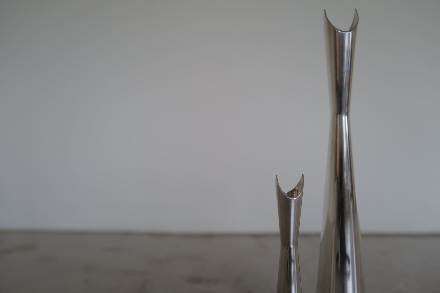 "Cardinali" Lino Sabattini by Christofle Design Midcentury 1950s Silver Vases