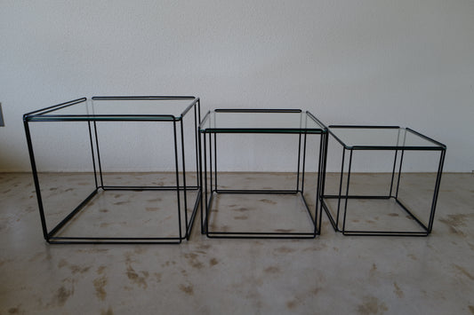 1970s nesting table by Max Sauze