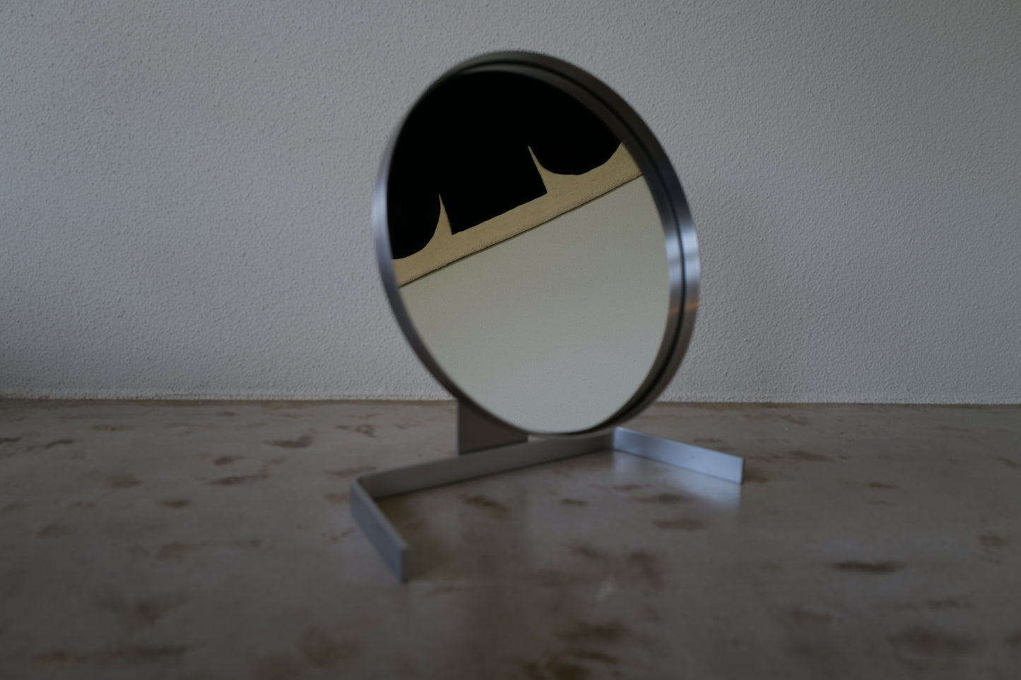 Miroir aluminium brossé Pierre Vandel France