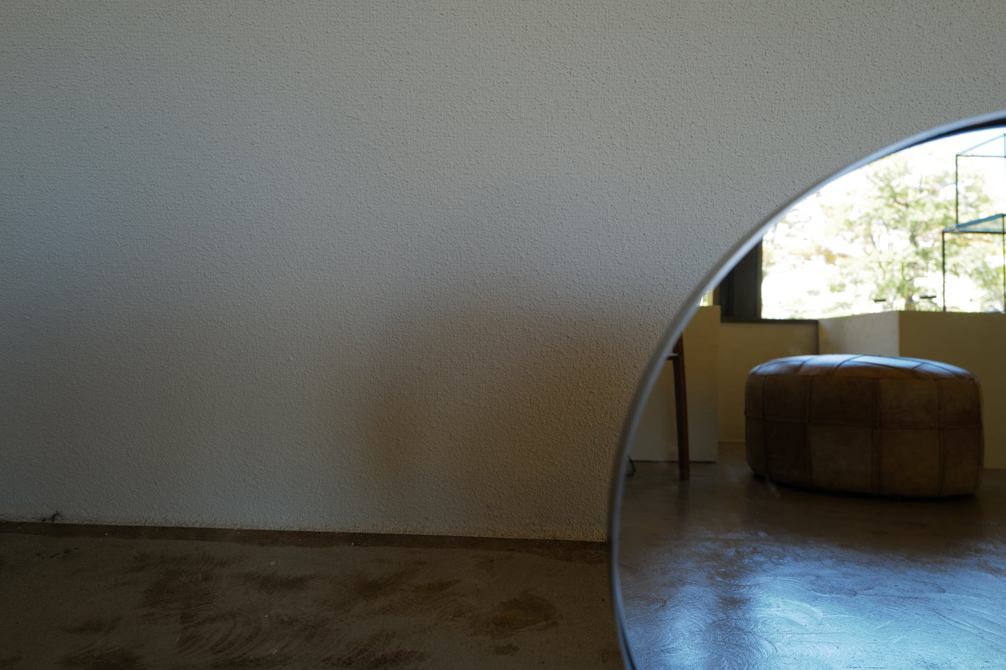 Miroir aluminium brossé Pierre Vandel France