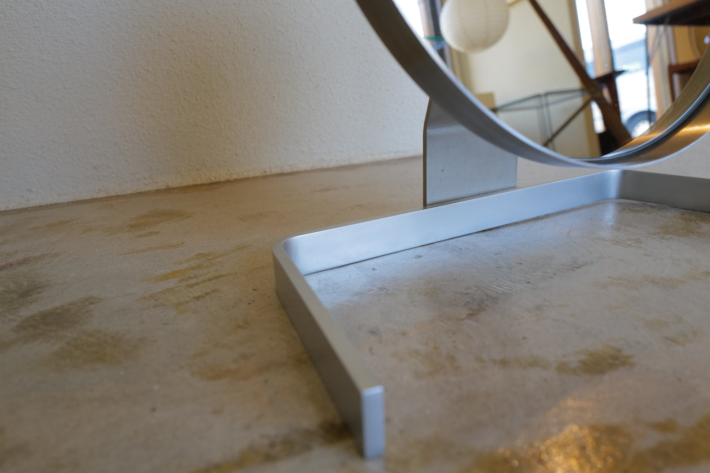 Miroir aluminium brossé Pierre Vandel France