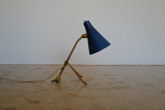 Mid-Century Italian Table Lamp by Giuseppe Ostuni for Oluce 1950s