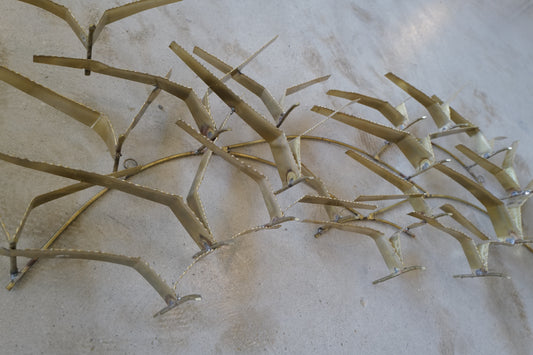 Curtis Jere .style wall sculpture.
