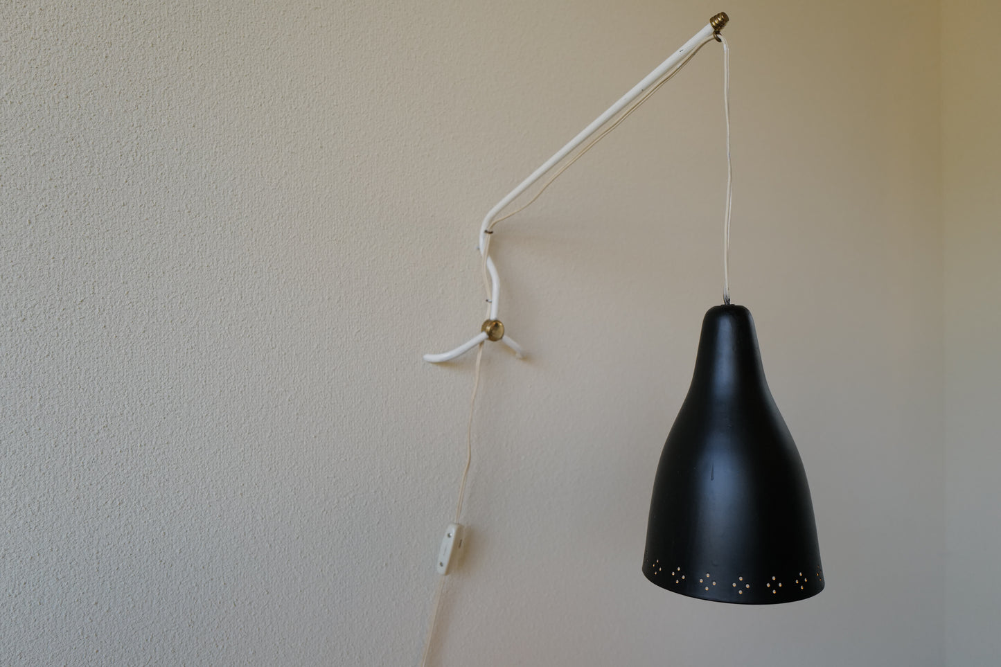 Scandinavian Wall Lamp 1960s.  Willem Hagoort style.