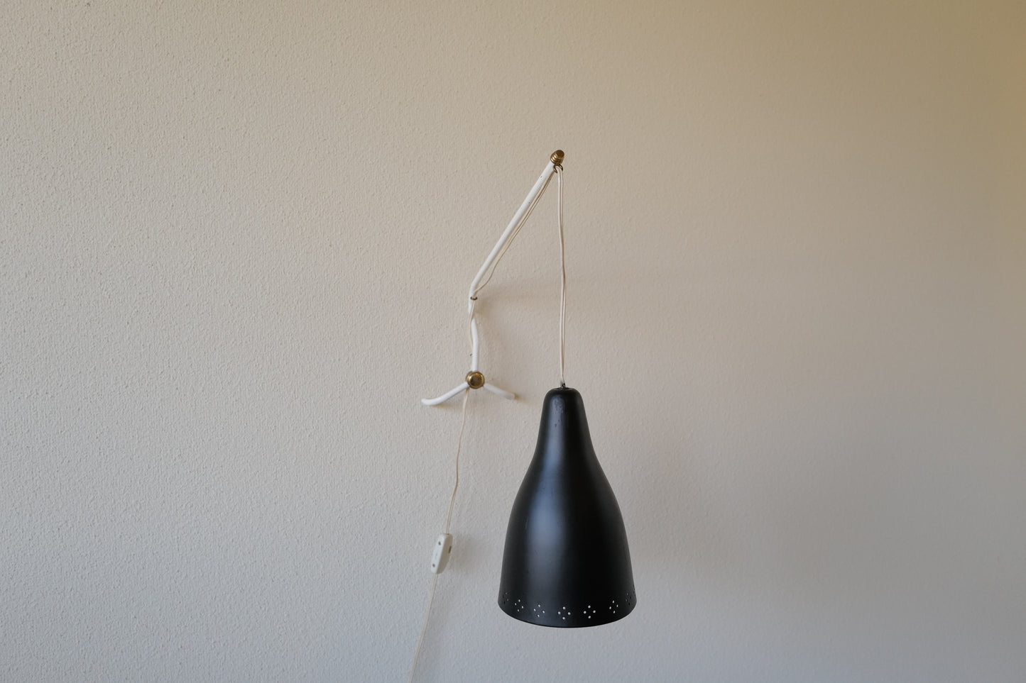 Scandinavian Wall Lamp 1960s.  Willem Hagoort style.