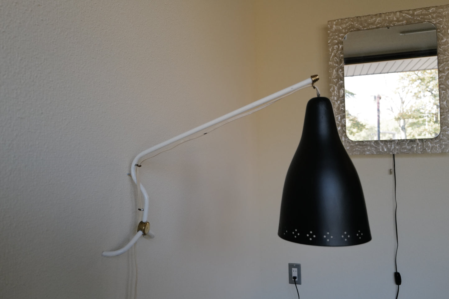 Scandinavian Wall Lamp 1960s.  Willem Hagoort style.