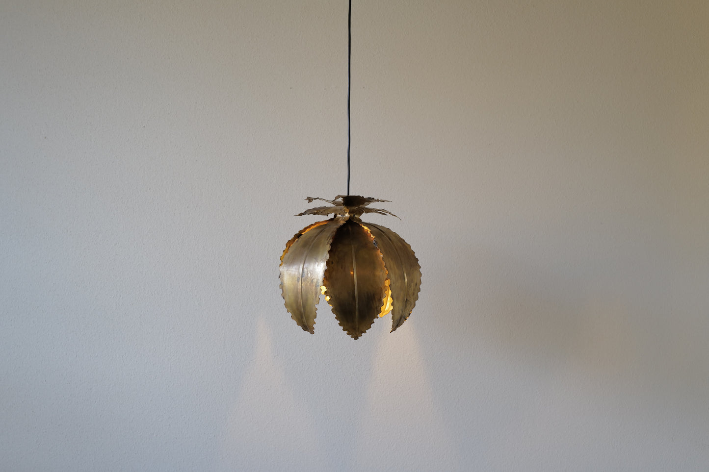 HOLM SØRENSEN VINTAGE BRASS HANGING LAMP