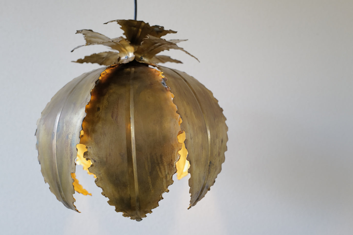 HOLM SØRENSEN VINTAGE BRASS HANGING LAMP