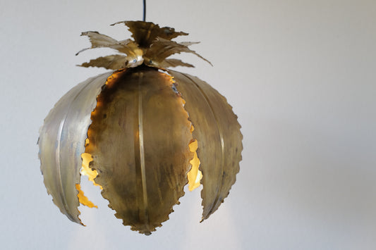 HOLM SØRENSEN VINTAGE BRASS HANGING LAMP