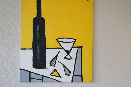 Abstract Modern Contemporary Still Life Painting By Terence R. Wood