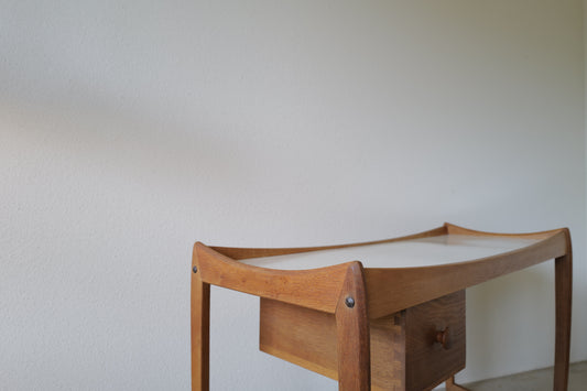 Danish Vanity Table in oak 1960s