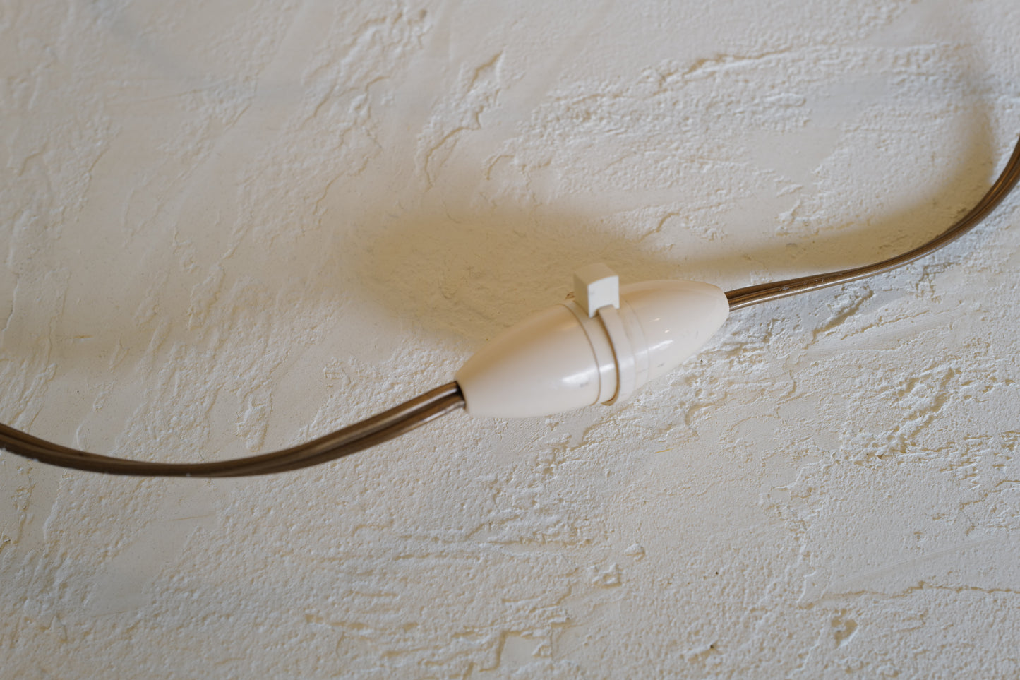 vintage Brutalist Wood Table Lamp 1970's France