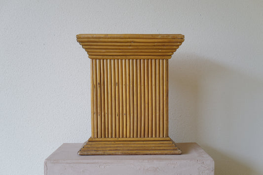 Rattan and bamboo display shelf　1970s  ①