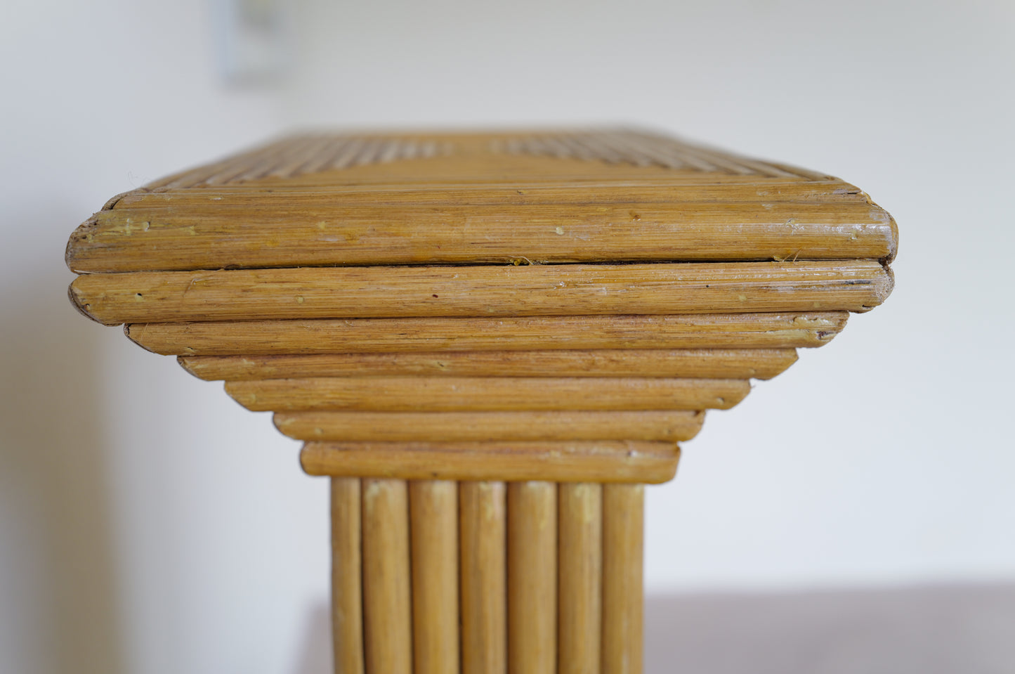 Rattan and bamboo display shelf　1970s 　②