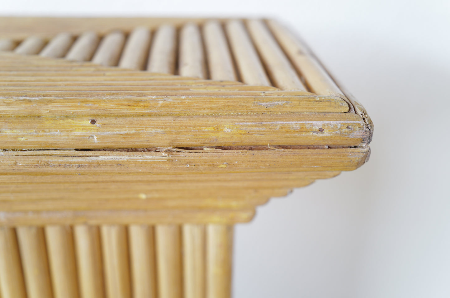 Rattan and bamboo display shelf　1970s 　②