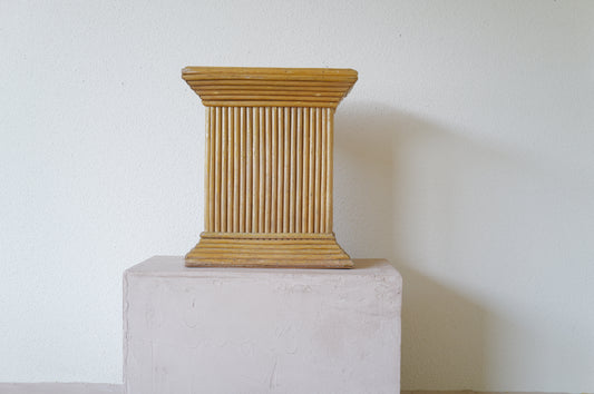 Rattan and bamboo display shelf　1970s 　②