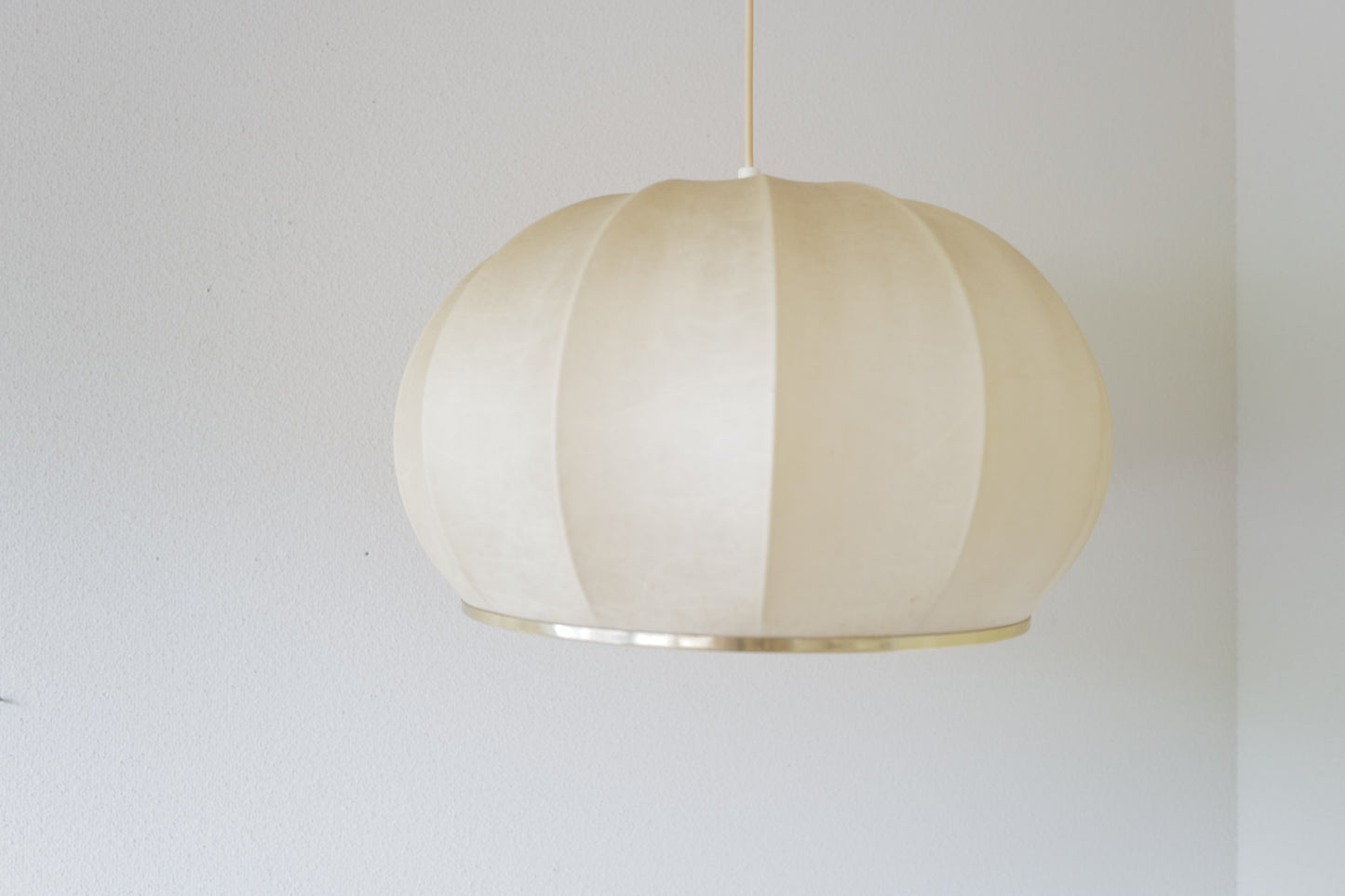 Cocoon Pendant Lamp by Friedel Wauer for Goldkant 1960's