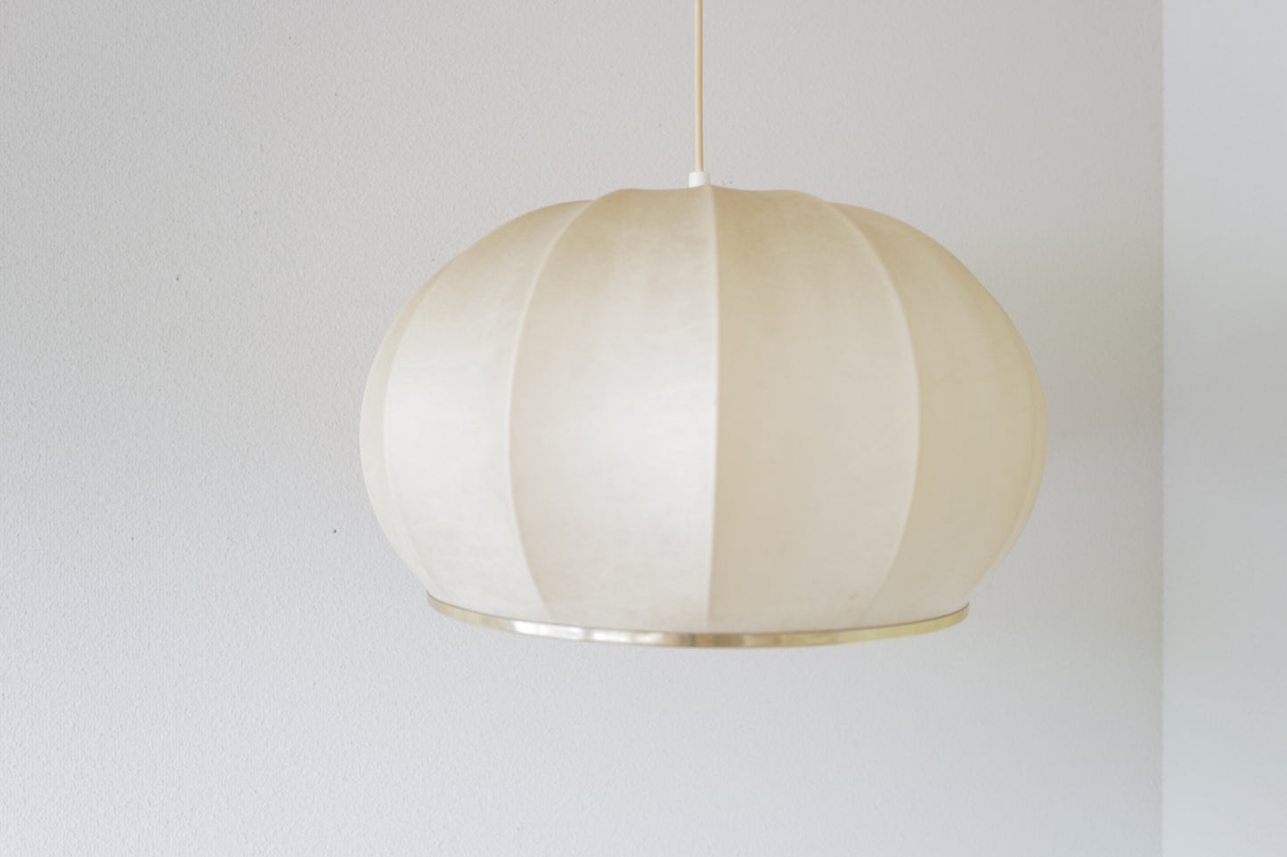 Cocoon Pendant Lamp by Friedel Wauer for Goldkant 1960's