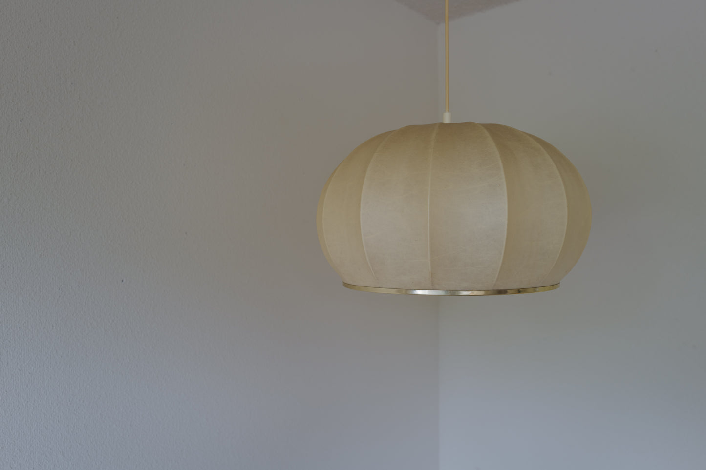 Cocoon Pendant Lamp by Friedel Wauer for Goldkant 1960's