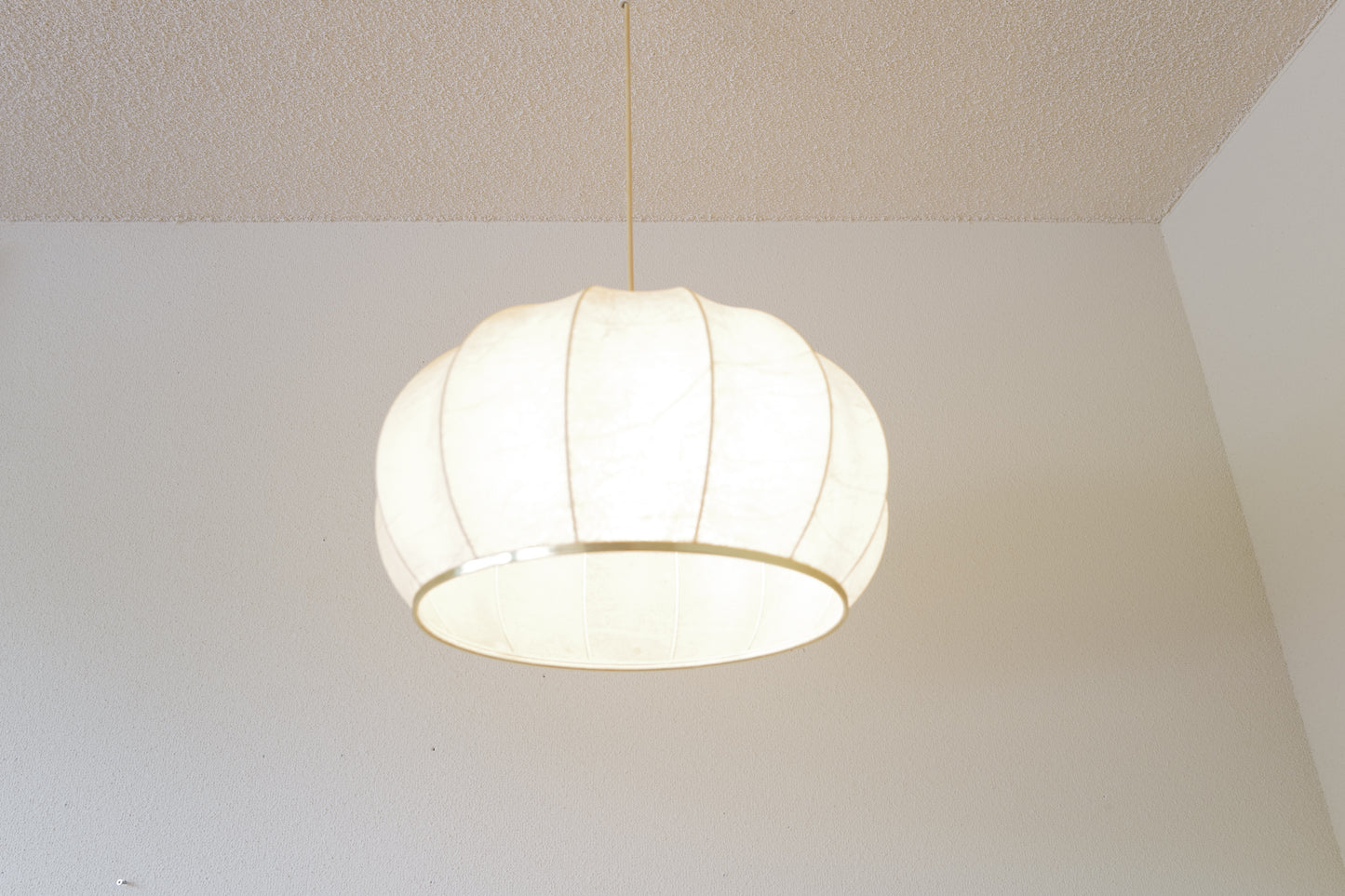 Cocoon Pendant Lamp by Friedel Wauer for Goldkant 1960's