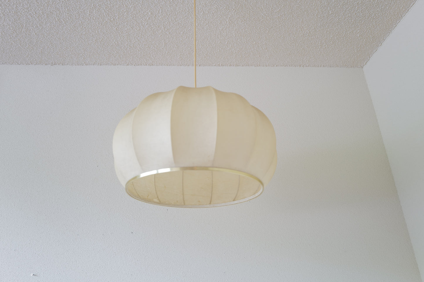 Cocoon Pendant Lamp by Friedel Wauer for Goldkant 1960's