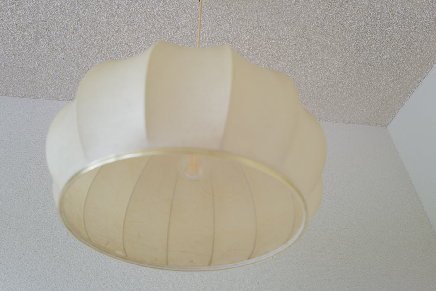 Cocoon Pendant Lamp by Friedel Wauer for Goldkant 1960's